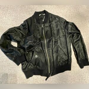 Vince Black Bomber Jacket.